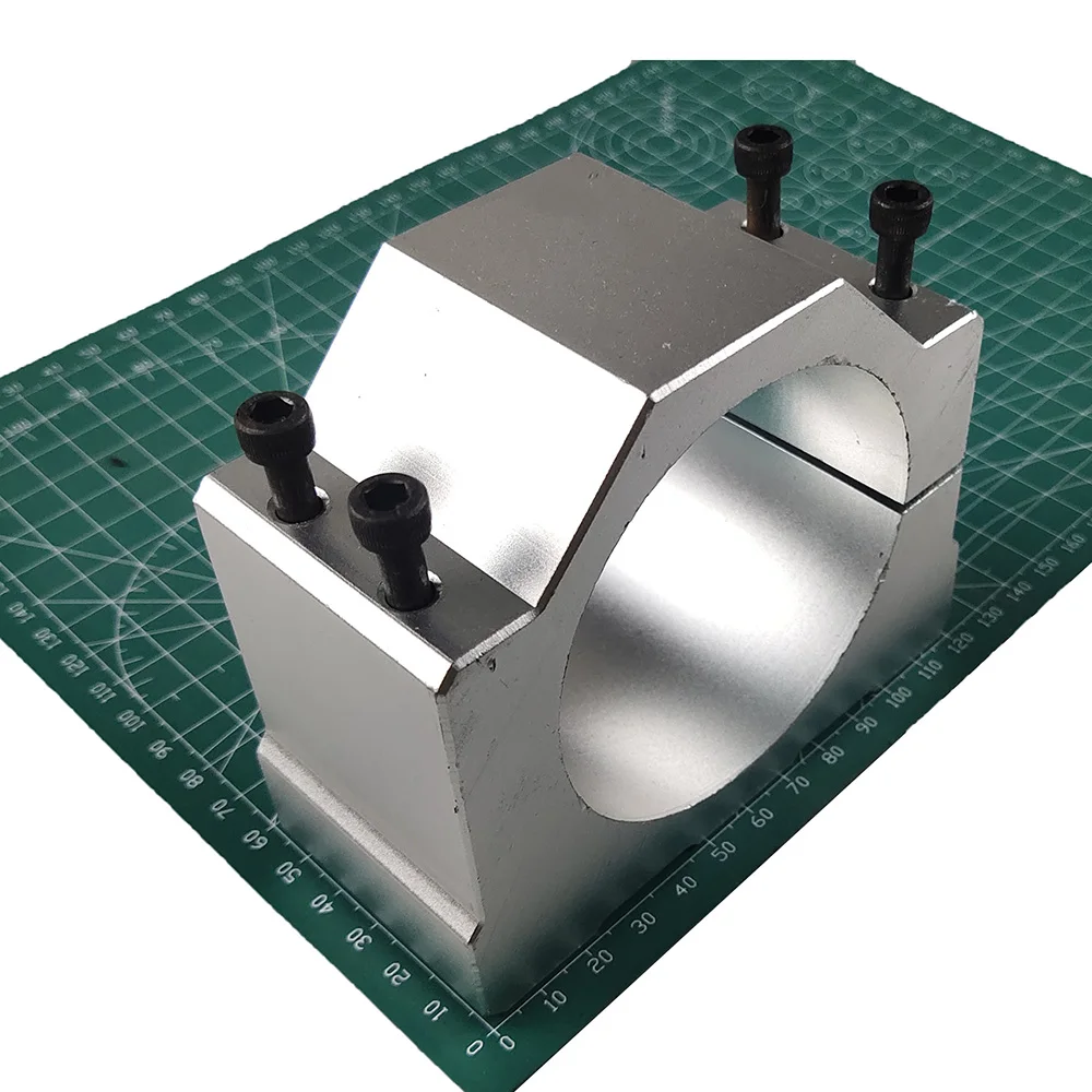 

ЧПУ шпиндель приспособление 80 мм Монтажный кронштейн CNC крепление для электродвигателя, привода, шпинделя 0.8KW 1.5KW фреза гравировальный станок шпинделя