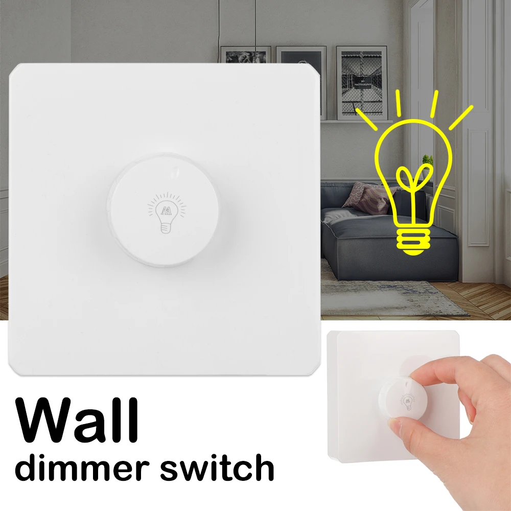 New Dimmer For Dimming Lighting Wall Mounted Switch Socket Dimmer