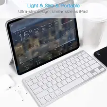 Ультратонкая Беспроводная Bluetooth-клавиатура для iPad,iPhone,Samsung ,Android, Windows, ПК, планшетов, телефонов, клавиатура Ультратонкая Беспроводная Bluetooth-клавиатура для iPad,iPhone,Samsung ,Android, Windows, ПК, планшетов, телефонов, клавиатура