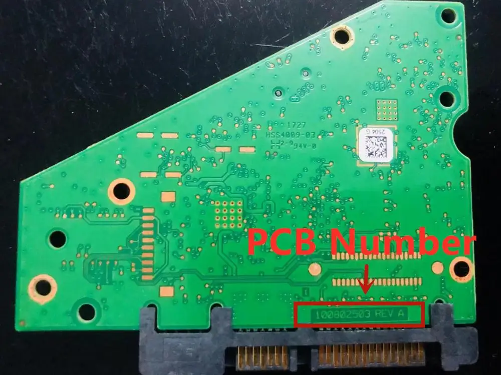 Partes de Disco Rígido Placa Lógica Pcb de Circuito Impresso 100802503 para Seagate 3.5 Sata Hdd Reparo de Recuperação de Dados Disco Rígido 8tb - Imagem 3