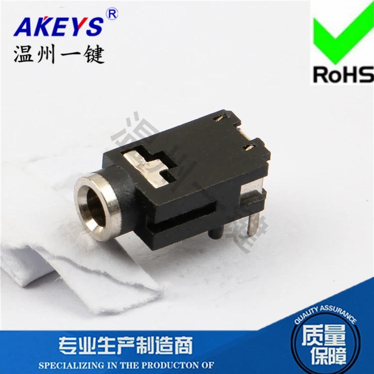 10 Pcs PJ-319 power socket 3.5 headphone jack 3 foot pin 2 fixed Dia 3.5MM female seat | Инструменты