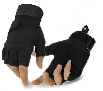 

1 Pair Men's Half-finger Gloves Sports Military Army Tactical Pack Hiking Hunting Climbing Protective Equipment