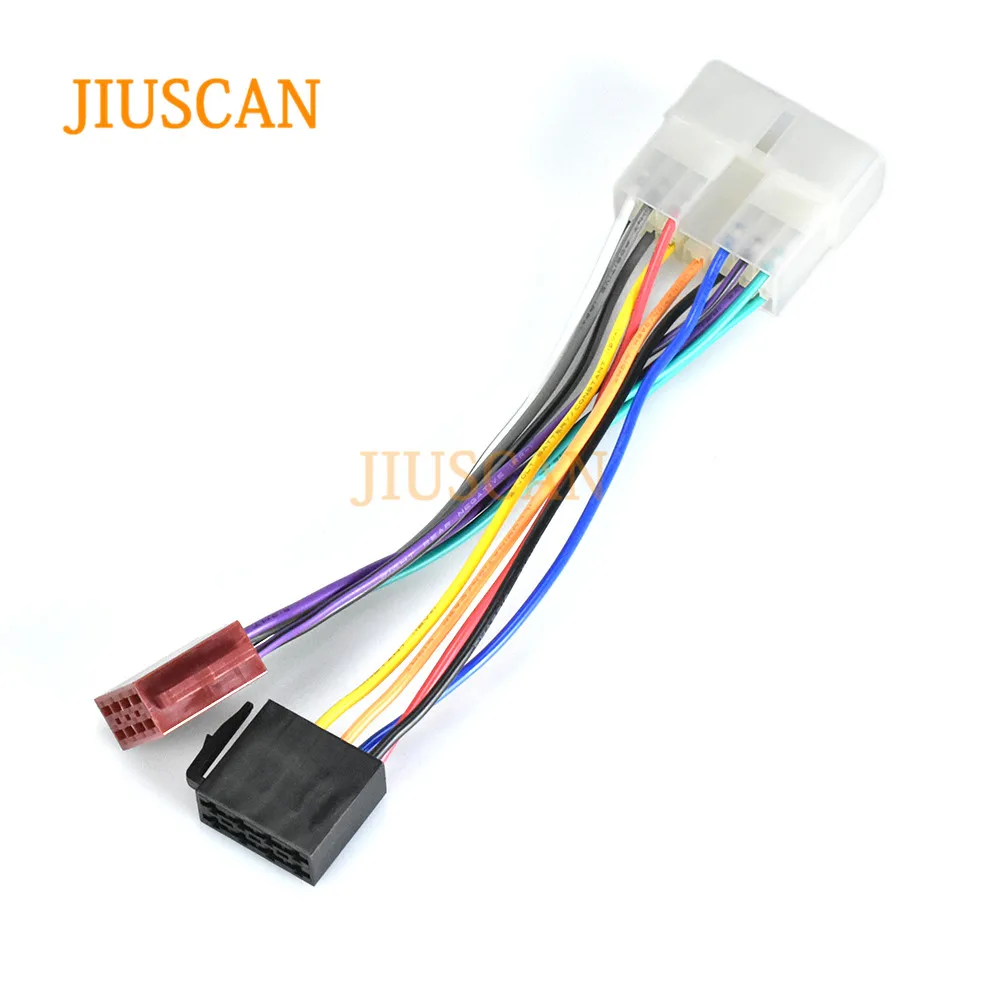 JIUSCAN 12-037 ISO радио для FORD Fusion Fiesta для LAND ROVER freelander 2005+ проводка f-жгут провода кабель штекер Адаптер стерео