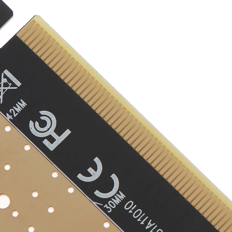M.2 Накопитель SSD с протоколом NVME адаптер M2 к PCI Express 3,0X16 карта контроллера M интерфейс ключа поддержка PCI Express 3,0X4 2230-2280 Размер