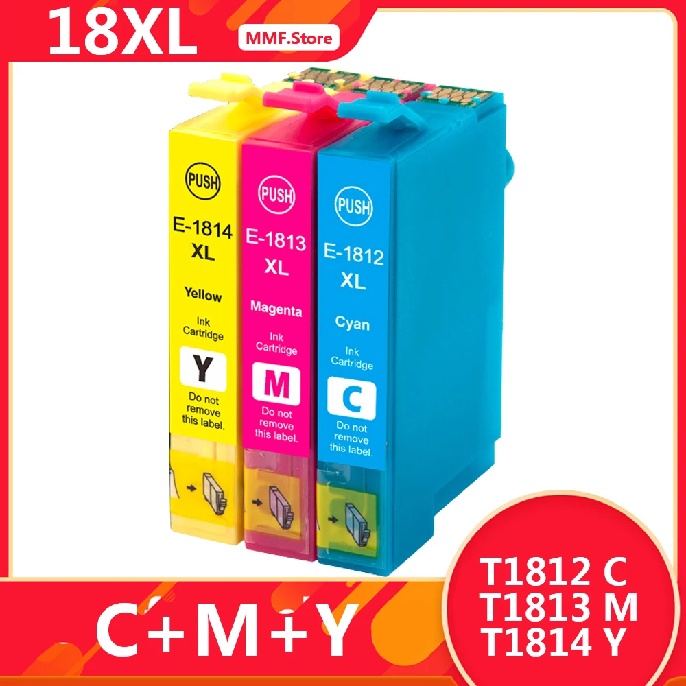 MMF совместим с принтером Epson 18-XL 18XL 18 XL XP202 XP205 XP215 XP225 XP322 XP325 XP402 XP405 XP425 XP42 XP405WH XP102 XP30 |