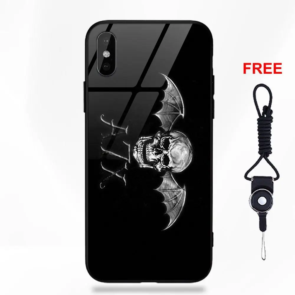 Avenged семифолд логотип закаленное стекло стиль для huawei Honor 7X P20 Lite mate 10 Pro Redmi 5 Note 5A 6 для Galaxy S8 S9 Plus - Цвет: as picture