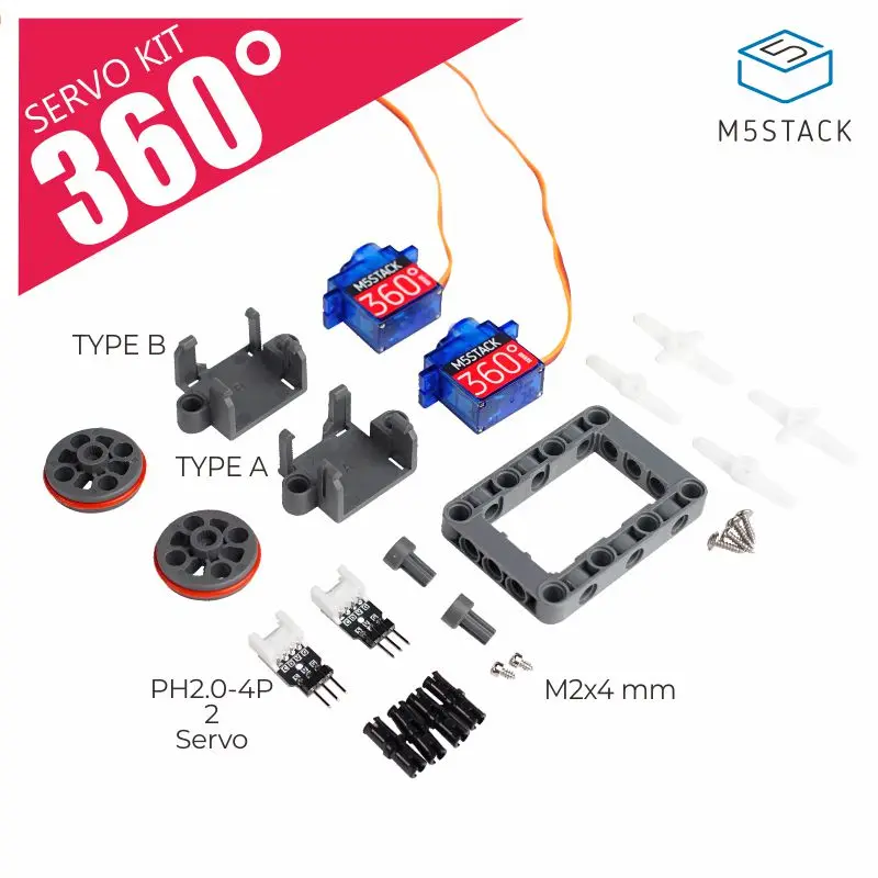 M5Stack официальный сервопривод 360 градусов микро 9g SG90 для Arduino UIFlow вертолеты дроны