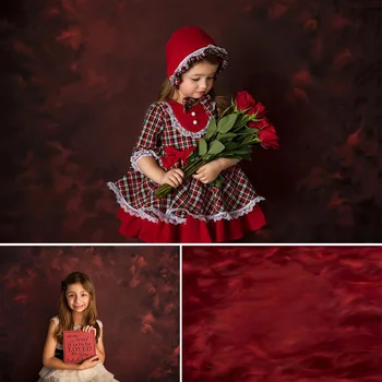 

Kids Birthday Portrait Backdrop Red Abstract Texture Photography Wedding Bridal Shower Background Pregnant Woman Art Photocall