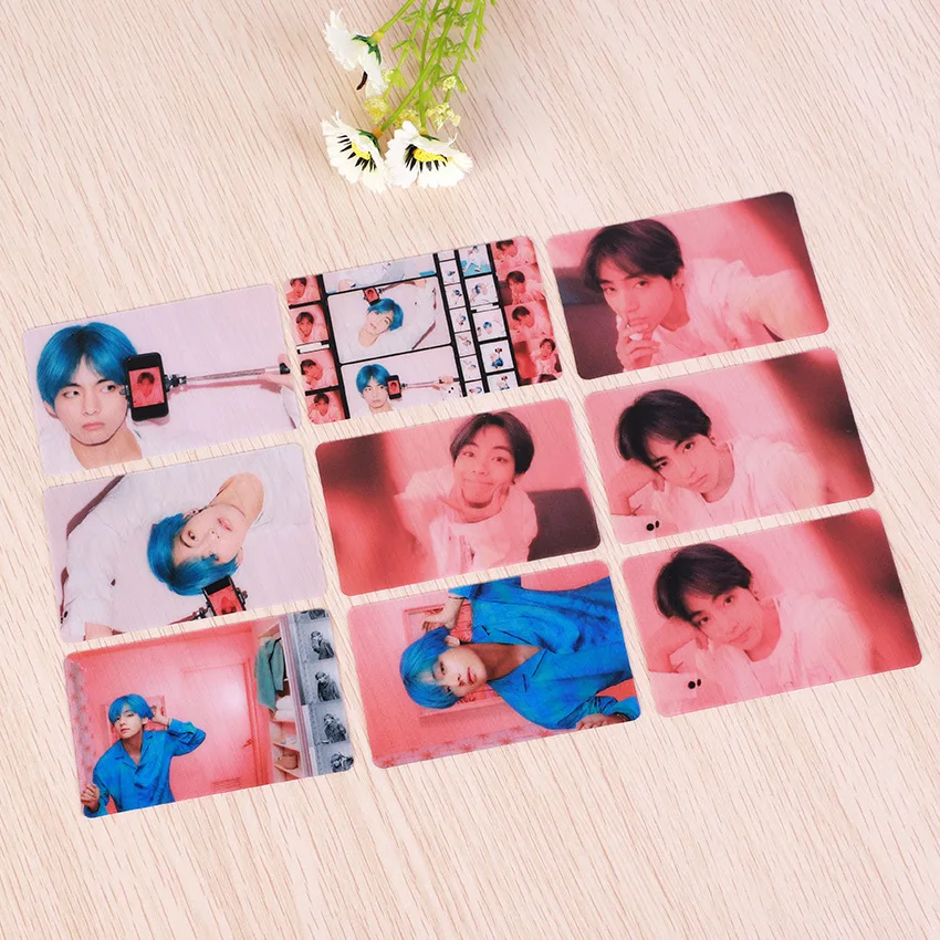 9 шт./компл. kpop Bangtan boys прозрачная Фотокарта карта soul persona альбом высокое качество фото карта Bangtan boys один kpop