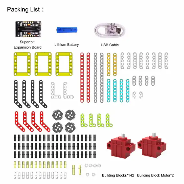 Yahboom Spider Programmable Robotic Bit Kit Toys for Boys and Girls with Microbit Expansion Board Compatible with Microbit V1 V2 6