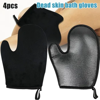 

Ho 4Pcs/set Self Tanning Mitt Applicator Kit Exfoliating Bath Towel Oiling Sunscreen SPA Gloves Back Lotion Applicators t6
