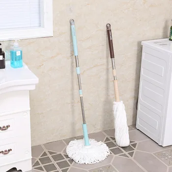

Self-wring Cotton Yarn Absorbent Mop Free Hand Washing Lazy Mop Household Cleaning Wet And Dry Mop Automatic Dehydration