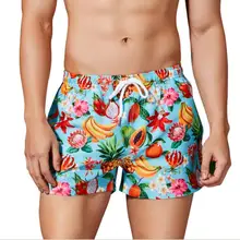 SEOBEAN Sfit мужские плавки летние пляжные шорты с принтом, повседневные быстросохнущие пляжные шорты, купальники