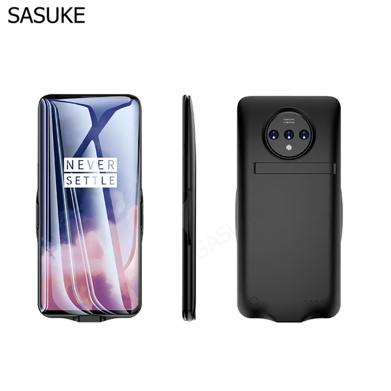 6500 мАч чехол для батареи s для Oneplus 7T Подставка для зарядки внешний аккумулятор Чехлы для One Plus 7T Pro черный синий Внешний чехол coques