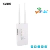 KuWFi 4G Wifi Router exterior impermeable 4G SIM Wifi Router CPE inalámbrico desbloqueado FDD / TDD CAT4 150Mbps para cámara IP ► Foto 3/6