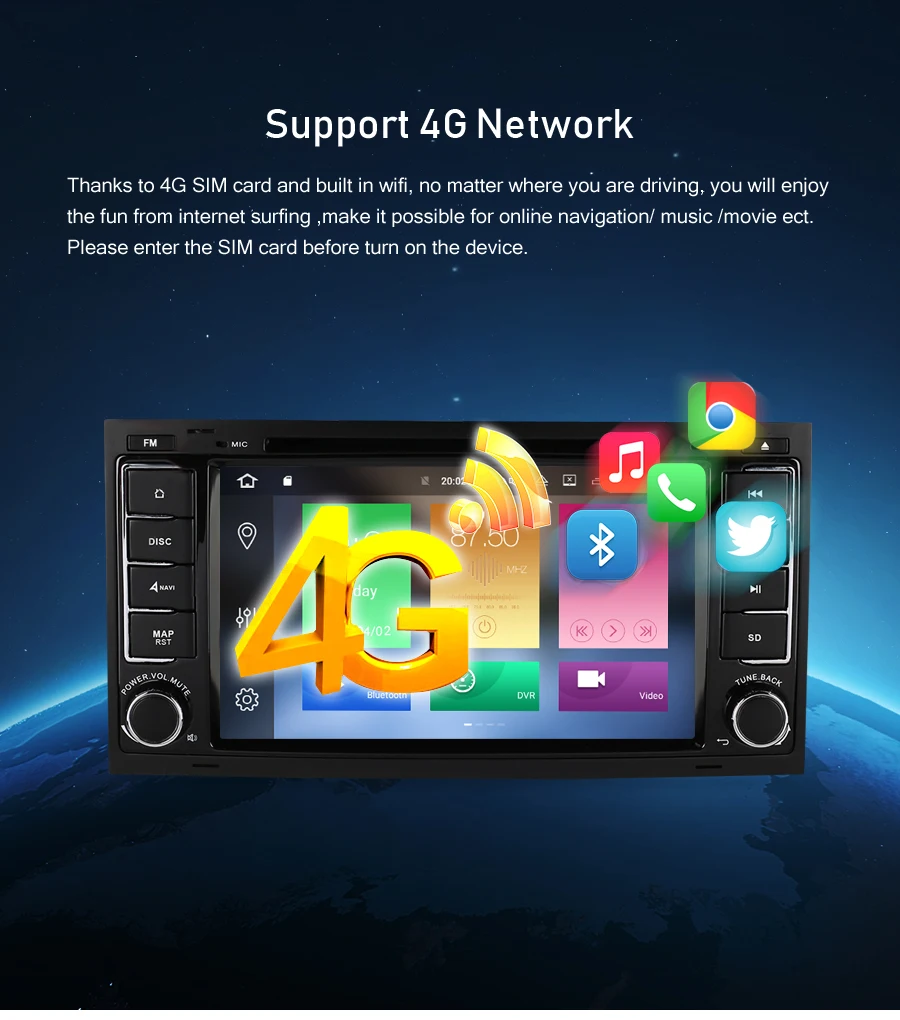 Clearance Octa Core Android 9.0 Car Radio GPS Navigation Player For Volkswagen Touareg T5 2004-2011 DVD Stereo Video WIFI Multimedia 3