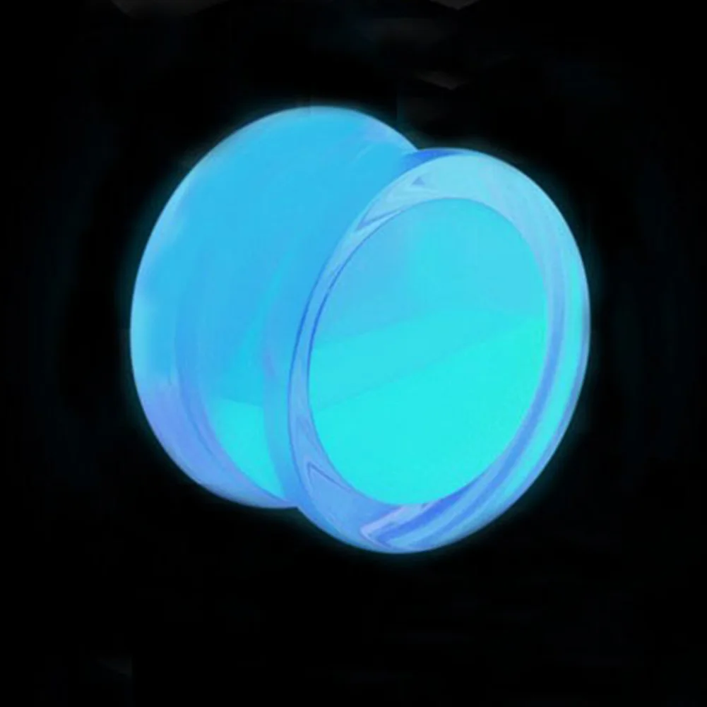 

No Rusting Flexible Accessories Tool Luminous Daily Waist Drum Shape Anti Allergy Expansion Piercing Ear Nail