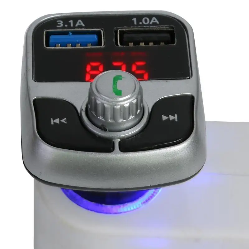G17 беспроводной Bluetooth Hands-free fm-передатчик двойной USB зарядное устройство автомобильный комплект