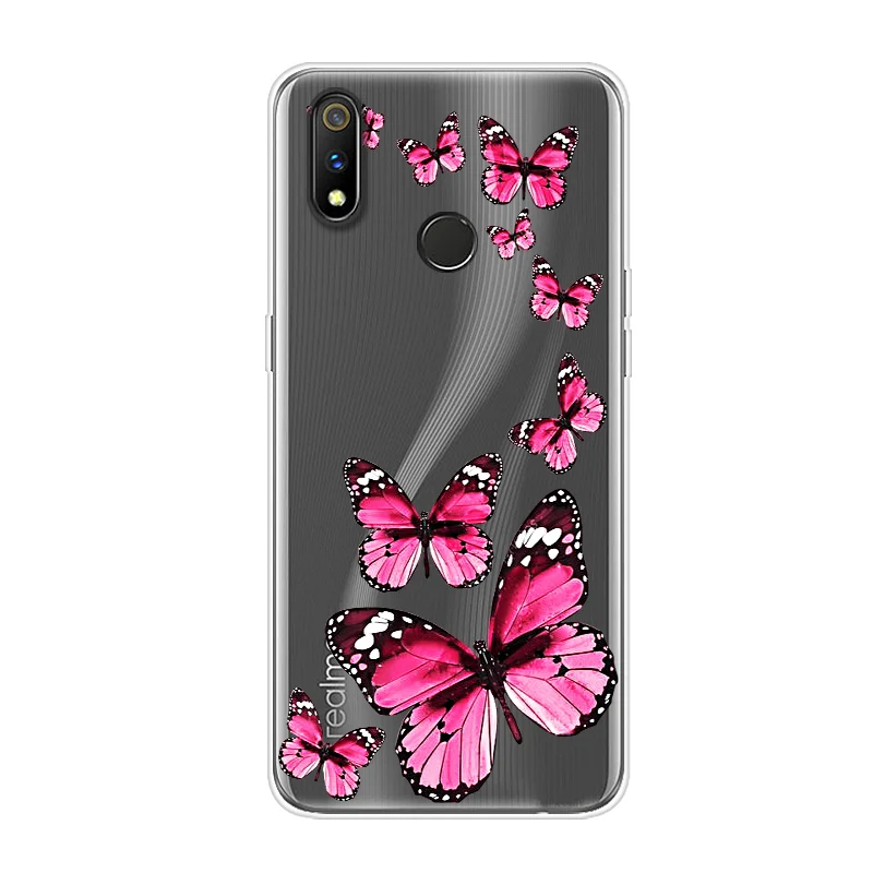 59 Мягкий чехол из ТПУ для OPPO Realme 3 Pro, Прозрачный бампер с мультяшным рисунком, задняя крышка для телефона OPPO Realme3 3Pro Realme3Pro, силиконовый чехол s - Цвет: 59