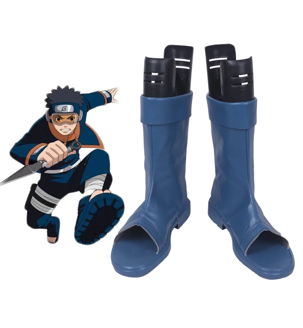 Аниме Наруто Учиха Обито обувь для косплея ботинки мужские супергерой Хэллоуин