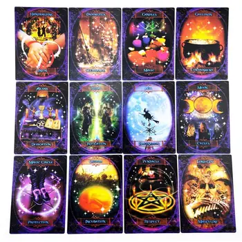 

48 / pack wizard wisdom card English deck game card amazing mystery deck wizard Tarot