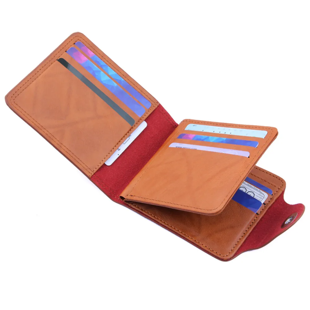 GUBINTU мужские кошельки модный бренд складной деловой кожаный бумажник ID кредитный держатель для карт высокое качество кошелек карманы
