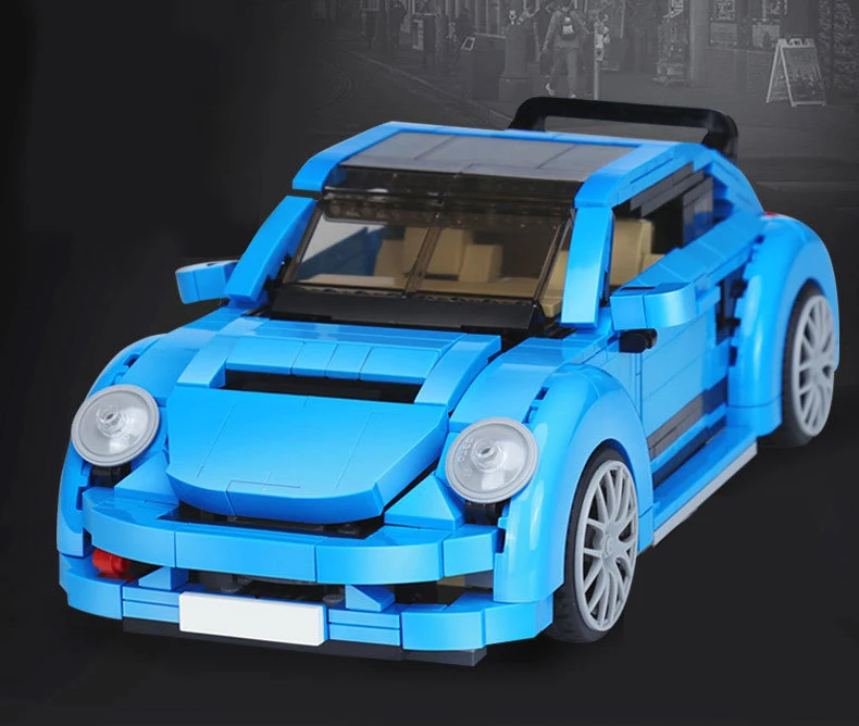 XINGBAO XB-03015 Volkswagenn Beatlee автомобильные строительные блоки Совместимые технологии спортивный автомобиль сборные Кирпичи Модель подарок игрушки подарки