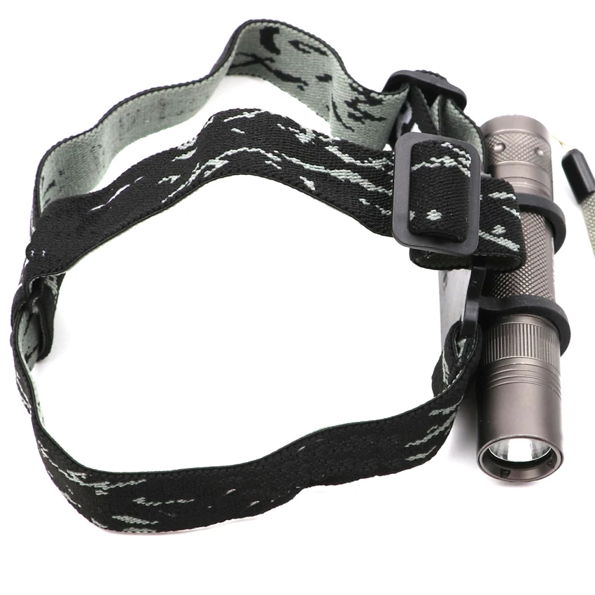 Head Belt Head Strap Mount Holder Headband for Diameter 24mm to 28mm 18650 26650 Headlight Flashlight Lamp Torch lamp 1 pc
