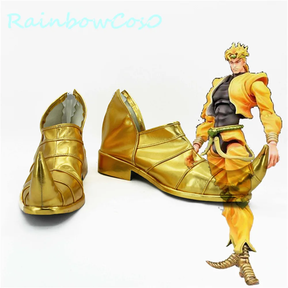 

RainbowCos0 Cosplay Shoes JoJo's Bizarre Adventure Stardust Crusaders DIO BRANDO Boots Game Anime Halloween