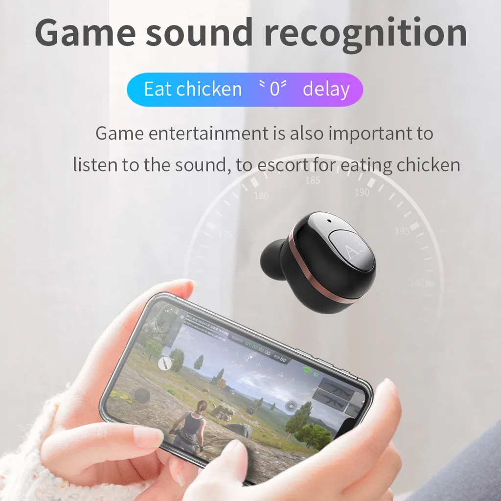 Беспроводные наушники, Bluetooth наушники, гарнитура, гарнитура для телефона, Адаптивное шумоподавление, 3D стерео спортивные наушники