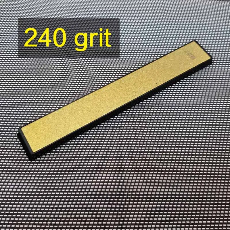 Профессиональный Золотой Алмазный кухонный нож точилка Камень точильный камень для ножа инструмент для заточки - Цвет: 240grit golden