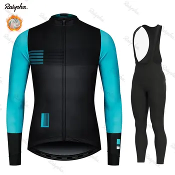 

New 2019 Racing Thermal Fleece Cycling Jersey Set Clothing Cycling Bib Shorts Bike Jersey Set Ropa Ciclismo Hombre Cycling Kit