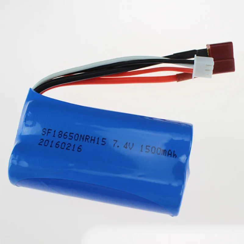 7,4 V 1500Mah литий-полимерный Батарея для Wltoys 12423 12428 12401 12402 12429 Lipo Батарея 2S 7,4 V 1500Mah