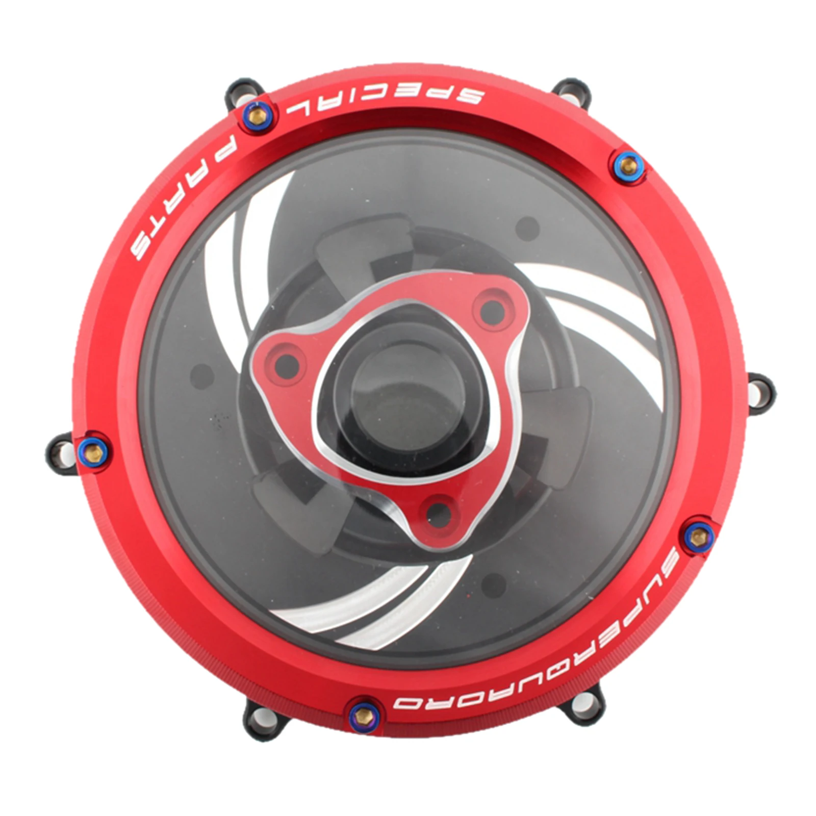 Clutch Cover For Ducati, Cnc Racing Clear Clutch Cover Spring Retainer