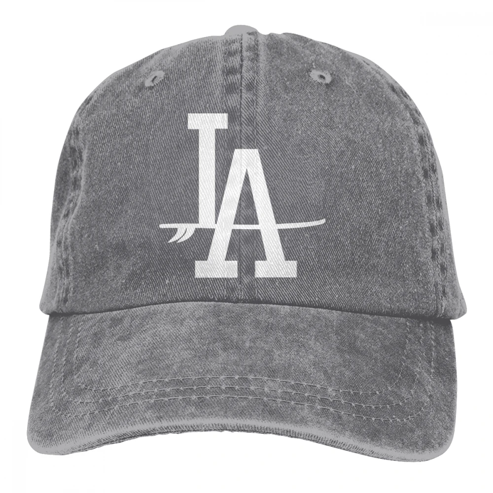 Los Angeles Surf Board Casquette черные унисекс Мужские Женские джинсовые бейсболка с ремешком кепки Регулируемая шляпа для гольфа папа