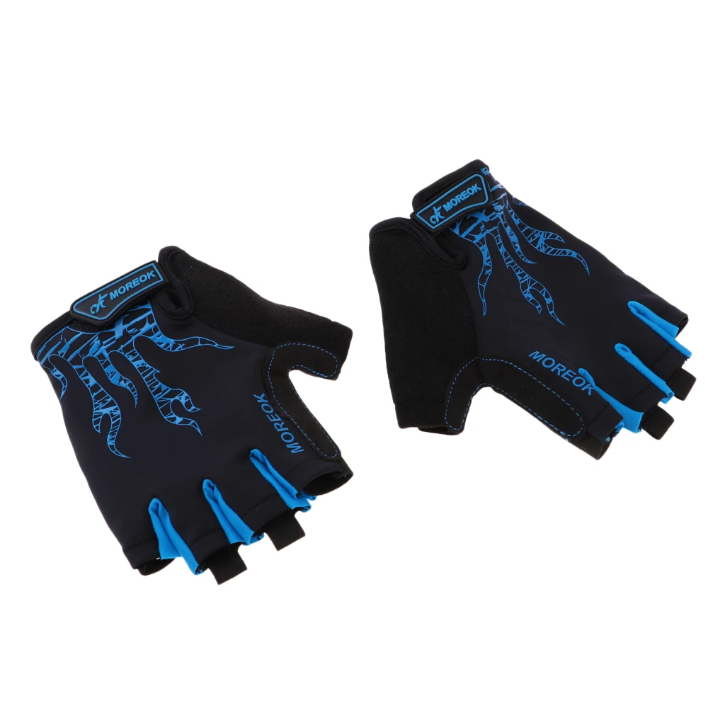 Cycling Gloves with Shock-absorbing Gel Pad Breathable Half Finger Fingerless MTB Mountain Rode Bike Bicycle Riding Gloves M-XL