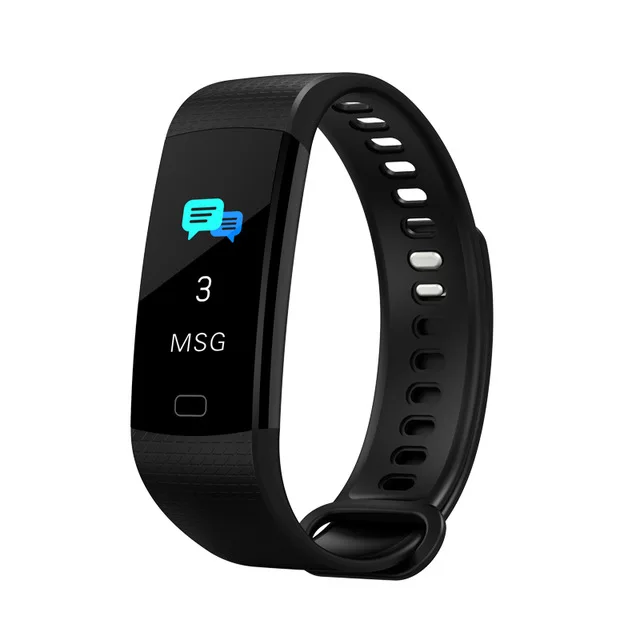 black LIGE Smartwatch Electronic Smart Watch Women Men Running Cycling Climbing Health Pedometer LED Color Screen Sport Smart Bracelet - Цвет: black