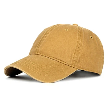 

Unisex Cap Vintage Washed Baseball Cap Cotton Adjustable Dad-Hat SAL99