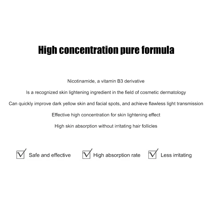 Niacinamide оригинальная жидкость осветляет кожу увлажняющий уход за кожей с сывороткой продукт питательный Горячий