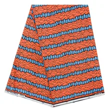 Нигерийский Анкара Африканский Воск принты ткань настоящий голландский настоящий воск голландский воск ткань голландский воск полиэстер воск ткань