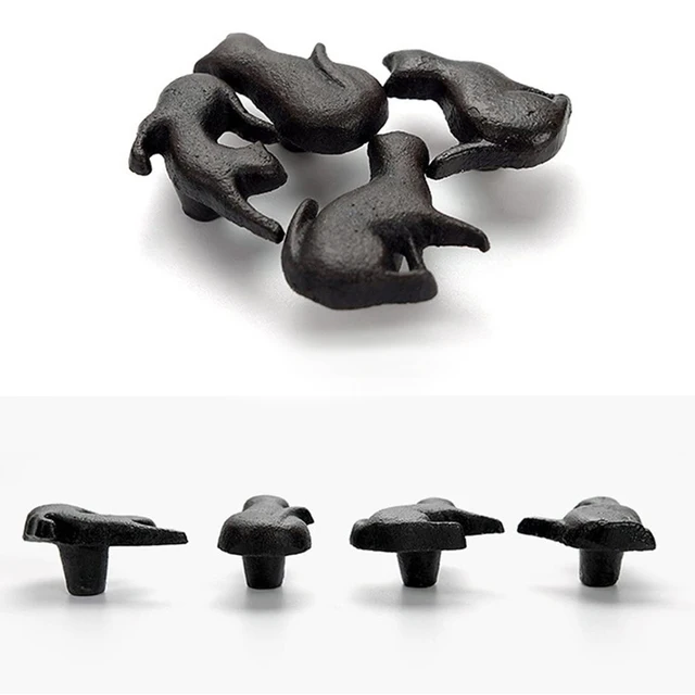 4Db/Beállított Fiók Fogantyú Öntöttvas Tartós Egyszerű Macska Alakú Vas Húzza A Gombot Szekrény Szekrényhez - Image 6