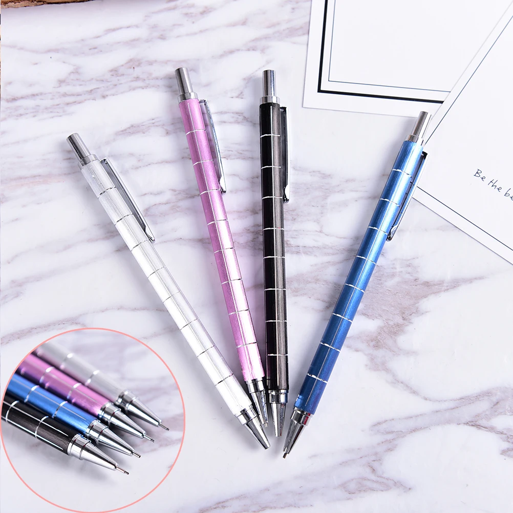 4 Colors Randomly Sent 1pcs 0.5mm Mechanical Pencils For Office School Supplies Automatic Drafting Drawing Writing Pencil
