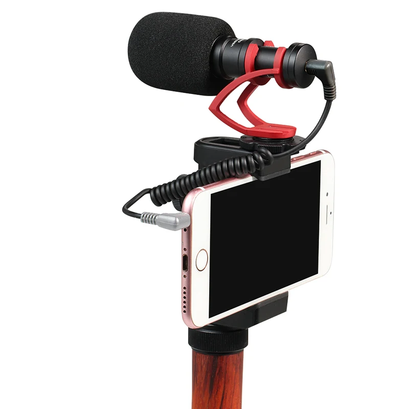 COMICA CVM-VM10II Запись видео микрофон на камеру/телефон микро-телефон для Canon Nikon sony DSLR видеокамеры для IPhone samsung S9 S1