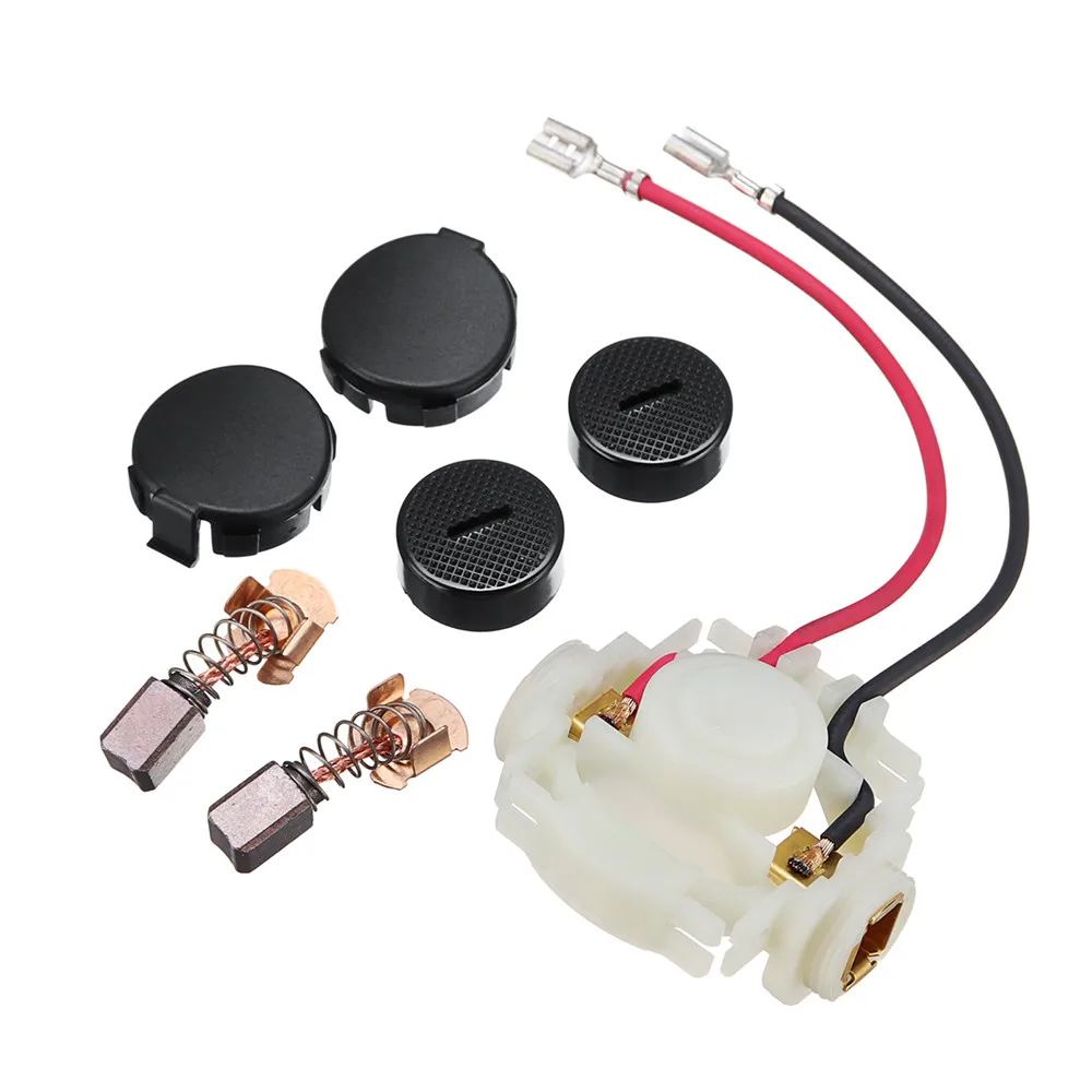 Угольная щетка+ держатель щетки+ крышка s+ крышки для Makita 638921-2 638448-2 CB430 BGA450 BGA452 BJS160 BJS161