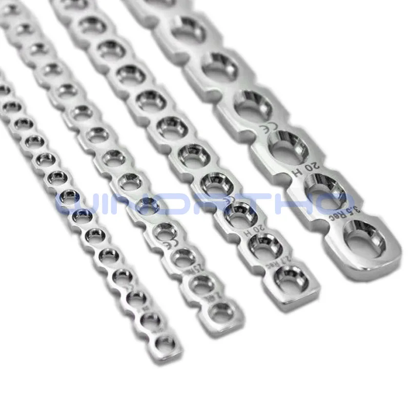 

animal orthopedic instrument medical 1.5 compression locking 316LVM stainless steel plate 2.4 2.7 screw AO