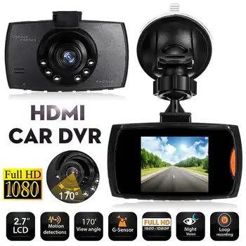 

1080P 2.7" TFT LCD Car Camera Recorder Full HD Dash Cam Crash DVR Digital Video Recorder Night Vision Cam Recorder Night Vision
