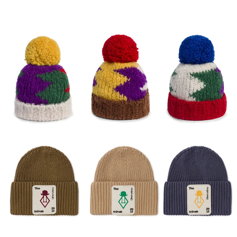 Предпродажа, LELEHOUSE-TAO, новинка года, Осенние Зимние шапки для маленьких мальчиков, теплый шерстяной трикотажный шерстяной шар, шапка для новорожденных девочек, реквизит для фотосъемки