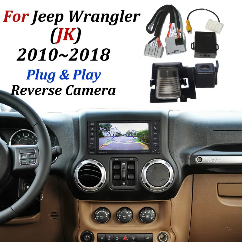 

Для Jeep Wrangler JK 2010 ~ 2018 оригинальный экран Модернизированная система парковки/1280P HD широкоугольная Автомобильная камера заднего вида