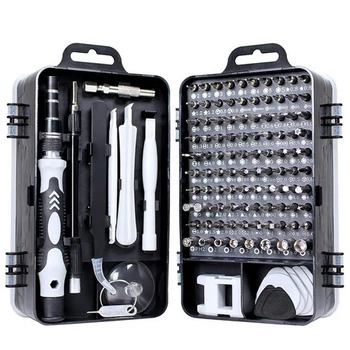 

115 in 1 Screwdriver Set Alloy Steel Mini Electric Precision Screwdriver Set Computer PC Mobile Phone Device Repair Tools