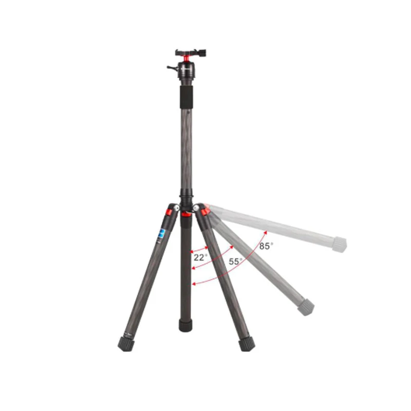 Buddiesman C15i Переносные Легкие Складные карбоновые велосипедные шины Fibre Tripod мини-Трипод с центральная ось A15i Mluminium штатив